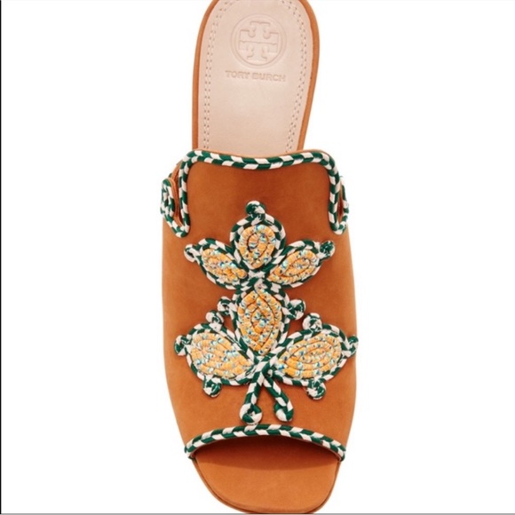 Tory Burch | Palisades Mule Heels - Picture 2 of 7